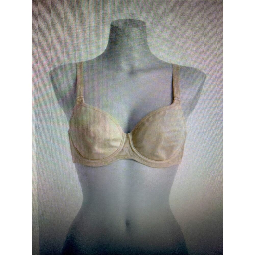 34DD Wacoal Basic Beauty Underwire Full Figure Seamless 855298 Beige lined